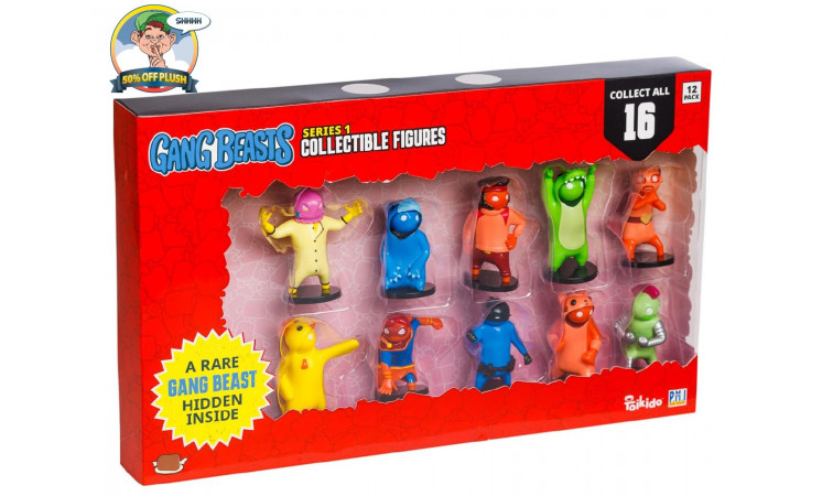 GANG BEAST 12 PACK ACTION FIGURE SET-6ct Case